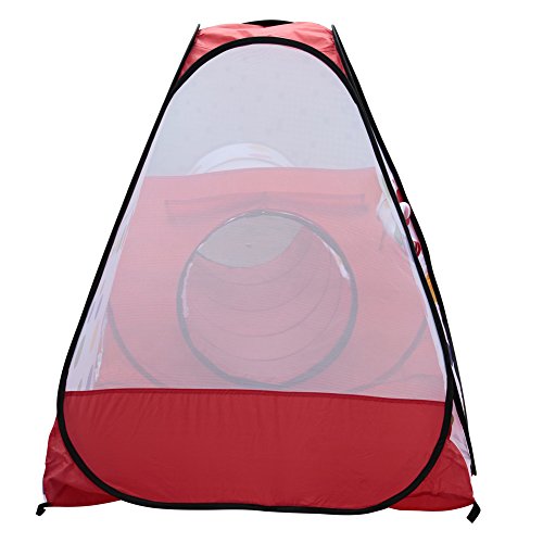 Pellor Polka Dot Design Kids Indoor/Outdoor Tunnel Tents Party Play Toy House Tunnel Tent Toy Hut