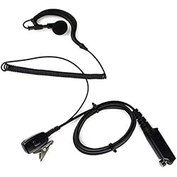 REFURBISHHOUSE PTT Mic G Forma Auricular Auricular para Sepura STP8000 walkie Talkie Equipo de Radio-Hf Transceiver C1035A practico