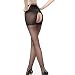 Produktbild OOCOME 2pcs Schwarz und Carneous Sexy Frauen transparenten offenen Schritt Pantyhose Crotchless Str¨¹mpfe