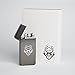 Produktbild Plasma Feuerzeug Plasmatropolis RoboHead Limited Edition | Design: Light-Onyx |Elektronisch ,wiederaufladbar über USB inkl. Ladekabel | Lichtbogen, Lighter, Arc