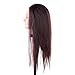 Anself Mannequin Head and Wig with Clamping Jaw for Salon and Hairdresser Training