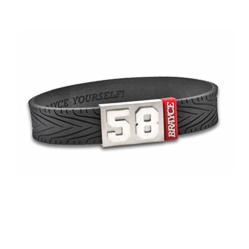 Racing Tyre Motorsports Bracelet with Your Number 00-99 I durable like a racing wheel & premium car accessories