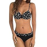 y Braguitas Conjunto de para Parte de Arriba Bikini Push Up Básico Tanga Bikini Playa de Hojas de Impresión Traje de Baño 2018 Verano Sexy M Blanco Bañadores Bikinis Mujeres Bikinis Push Up de Cuello en V Acolchado Tejido Bra Bañador 2 Pieza Set Ropa Playa Swimsuit Deportivos Bañador Bikini Sexy Mujer Push up Trajes de Baño Mujer 2019 Dos Piezas V Bikinis Floral Halter Traje de Baño de Playa Bikini gris pañuelo deportivo serpiente patrón