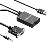 ❤【Adaptador de audio y video simultánea】El conversor tiene un terminal conector chapado en oro, y el cable de audio AV incluido para perfecta transmisión de audio y vídeo simultánea.