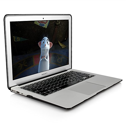 iDOO MacBook Schutzhülle / Hard Case Cover Laptop Hülle [Für MacBook Air 13 Zoll: A1369/A1466] – matt, dunkle Nacht - 4