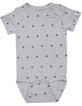 Melton Unisex - Baby Body Numbers Jersey-Kurzarmbody AOP, 2er Pack, Einfarbig