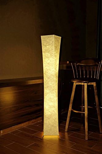 luyuanIPower Natural Tyvek Fabric Originality Floor lamp Softlighting Home Minimalism Create Romantic Atmosphere Gift For Valentine's Day (Style4-Slim+2 Led Bulbs)