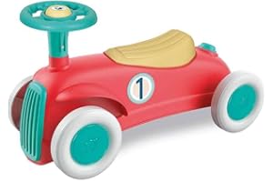 Baby Clementoni - My First Car, Macchina Cavalcabile per Bambini 12+ Mesi, Gioco Prima Infanzia Made in Italy, Linea Play For Future, Supporta nei Primi Passi e nello Sviluppo Psicomotorio, 17308