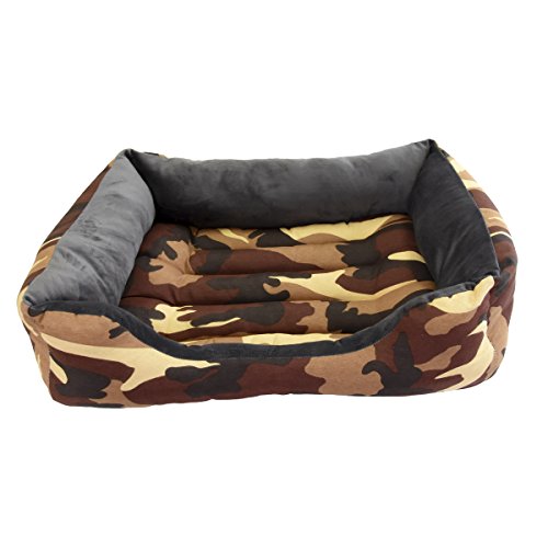 Cisne 2013, S.L. Cama para Perro y Gato Camuflaje Marron 70 * 50cm.