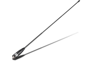 Baofeng Authentic Genuine 771 15.6-Inch Whip VHF/UHF (144/430Mhz) Antenna SMA-Female for BaoFeng UV-5R UV-82 BF-888S BF-F8HP Ham CB Two Way Radio Transceiver