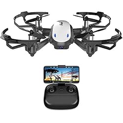 Potensic Drone con Cámara HD, Avión WiFi FPV, Cuadricóptero con Altitud Hold, Sensor de Gravedad, Modo sin Cabeza, Una Tecla de Despeque y Aterrizaje (Blanco)