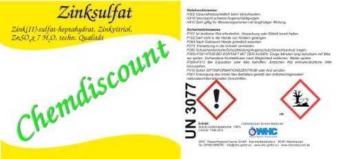 5kg Zinksulfat ZnSO4 Zinkvitriol (-Heptahydrat), versandkostenfrei! - 2