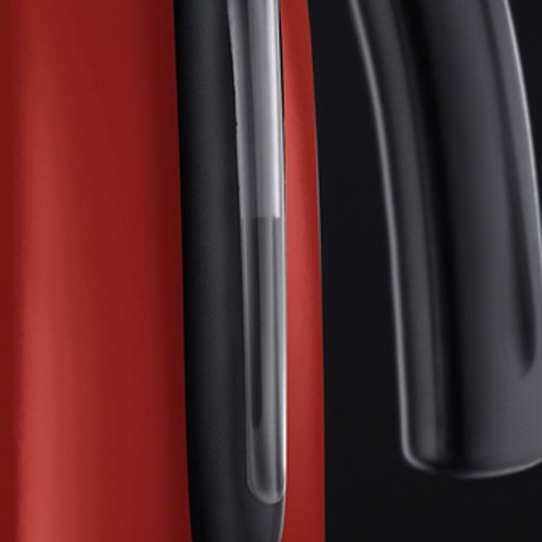Russell Hobbs 20412-70 Colours Plus+ Flame Red Wasserkocher mit Schnellkochfunktion, 1,7 L, 2400 W, rot - 5