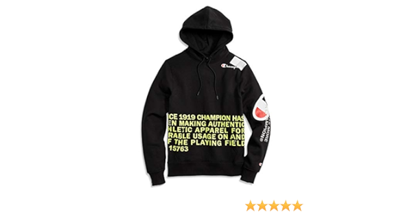 champion super fleece behind the label hoodie