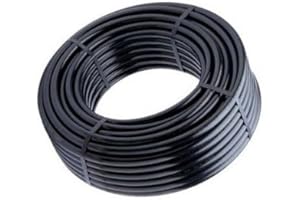 Suinga Tuyau d'arrosage en polyéthylène agricole 25 mm 10 bar 100 m Noir