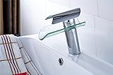 SAILUN Wasserfall Armatur Wasserhahn Glas Spüle...