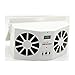Produktbild HDJC Solar-Auto-Lüftungsventilator, Multi-Angle Adjustable Dual Exhaust Mini Air Energiesparende Stromversorgung für Innenfenster, Fenstertüren