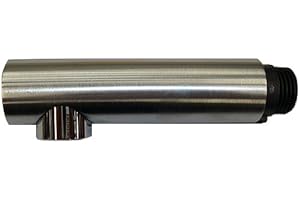 Ersatzbrausekopf 133.0005.285 für Franke Armaturen TYP 251, 261 und 390-1 mit Zugauslauf bis 2011, Edelstahl-Optik/Ersatzteil/Brauseauslauf/Franke