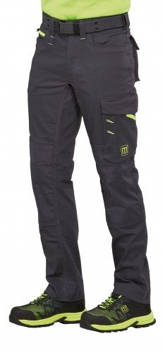 Preisvergleich Produktbild PRONEON FUNCTIONAL Funktionsarbeitshose, Arbeitshose Stretch grau 52