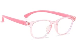 Plimbin Blue Light Blocking Glasses for Kid, Kids Pretend Glasses Computer Gaming Eyeglasses, Anti UV & Eyestrain, kids Clear Lens Glasses for Boys Girls