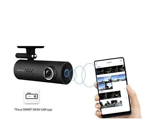 Xiaomi - Cámara Inteligente WiFi DVR DE 70 Minutos, inalámbrica, de 130 Grados, para salpicadero de Coche DE 70 MAI, 1080p, Full HD, grabadora de Conducción Nocturna