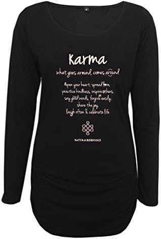 Natural Born Yogi Women Karma Deluxe, Black, L wold. L.11-KARM