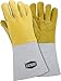 Produktbild ironcat 9060 genarbten Elchleder Schweißen Handschuh, Arbeit, 1,3 mm dick, Pack (1 Paar), S, gold, 1