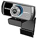 Produktbild Jiffy Full HD 1080p Live Streaming Kamera, Widescreen Video-Telefonie und Aufnahme, Weitwinkel Web Cam Mit Noise Cancelling Mikrofone, Webcam für PC, Laptops und Desktop