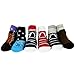 KF Baby Anti-Slip Baby Boy Shoe Socks, 6 pairs, for 12 - 18 Months