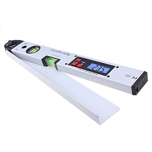Wisamic Digitaler Winkelmesser mit Wasserwaage LCD Screen 400mm/16 inches 0°-225° - 4