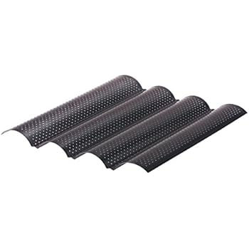 Teglia Per Baguette Küchenprofi Grigio - 38x30x5 Cm, In Metallo, Per 3 Baguette - Foto 7