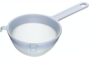 KITCHENCRAFT KITCHEN CRAFT - Passoire en Plastique avec Filet en Nylon Résistant à la Chaleur, 12 cm