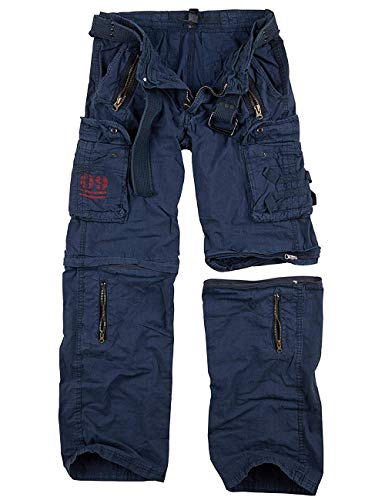Surplus Real Outback Pantalones - Azul Royal, 3XL