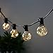Produktbild Vorally Gartenleuchten 25 Birnen G40 warmweiß wasserfest Kupferdraht 200leds Gartendeko Außenleuchte Beleuchtung für Garten Balkon Terrase Gartenpavillon