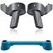 Produktbild Landing Gear Beine für DJI Mavic Pro mit Joystick Protektoren, FineGood 2 Pack Safe Hintere Bein Stabilisator Mount mit Daumenstock Rocker Guard Schutzhülle für Fernbedienung - Grau
