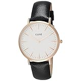 Cluse La Boheme Damen-Armbanduhr 38mm Armband Leder Blau Quarz Analog CL18029