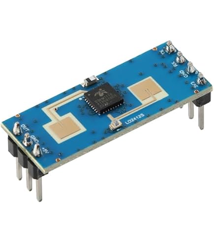 Rd-03D 24GHz Radar Sensor Module – Multi-Target Human Motion Tracking, 8m Detection, 0.75m Resolution, Onboard PCB Antenna For Smart Home & Lighting