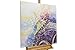Produktbild KunstLoft® Acryl Gemälde 'Tour Eiffel, mon amour' 80x80cm | original handgemalte Leinwand Bilder XXL | Eiffelturm Abstrakt Lila Paris | Wandbild Acrylbild moderne Kunst einteilig mit Rahmen