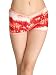 Clovia Women Printed High-Waist Boyshorts - Orange RS.239.00