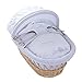 Izziwotnot Humphrey's Corner Sketchbook Baby Boy Wicker Moses Basket (Natural)