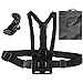 Produktbild ST-139 Elastic Adjustable Chest Strap Belt (Type B) with J-shaped Bracket & Pouch for GoPro HERO4 /3+ /3 /2 /1(Black)