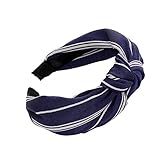 Neu Elastisches Streifen Schleife Haarband Damen Stirnband, LEEDY Mädchen Retro Burst Headband Niedlich Kopfband Sport Yoga Party Geschenk Kopfbedeckung