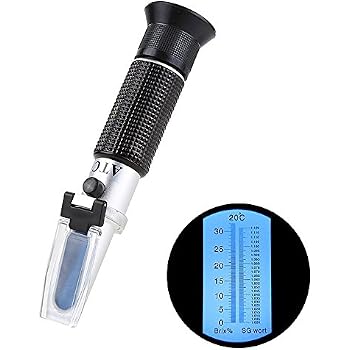 Réfractomètre Moût Bière Wort - Double échelle Brix 0-32 Et SG 1.000-1.130
