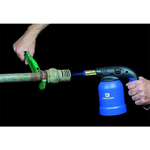 Kemper Lötlampe Lötbrenner Bunsenbrenner inkl. 4 x Gas Kartuschen - 4