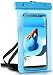 Produktbild ONEFLOW® wasserdichte Handy-Hülle für alle HTC Modelle | Touch- & Kamera-Fenster + Armband und Schlaufe zum Umhängen, Blau (Aqua-Blue)