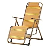 GG.S Fauteuil inclinable en Bambou Fauteuil Pliant Déjeuner Chaise Fauteuil de Bureau for Sieste Fauteuil for Femmes Enceintes Fauteuil for Femmes Enceintes - Fauteuil Lounge ou Gaming Parfait