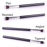 New Silver Soft Synthetic Small Cosmetic Blending Foundation Concealer Brush 01 FOR women girls