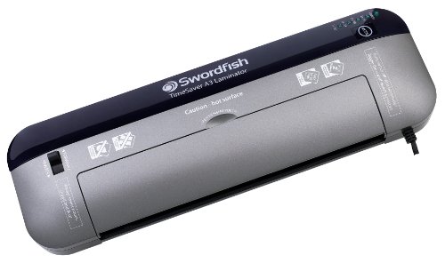 Swordfish 40239 Negro, Plata - Laminador (32,8 cm, 5 min, 5 min, A3, Negro, Plata, 476 mm)