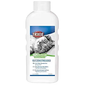 Trixie: - Simple'n'Clean Cat Litter Deodorizer (Baby Powder) | Keep Your Cat's Litter Box Smelling Fresh and Clean Every Day | Ideal for Multiple Cat Households - 750gm