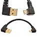 Produktbild OFU® USB 2.0 Kabel 90°High Speed A-Stecker auf Micro-B-Winkelstecker Ladenkabel Vergoldet Rechts Winkel Datenkabel für Huawei Mate 8/For ZTE Blade L110/ZTE Axon 7/For Huawei Nexus 6P/For Huawei Mate S Nexus 6P/For Huawei Mate S II/Mate9,For ZTE Blade S6,For HTC One M10,For Coolpad,For lenovo zuk z2,For Meizu Pro6,Micro USB android mobile phones-(schwarz,0.15M)